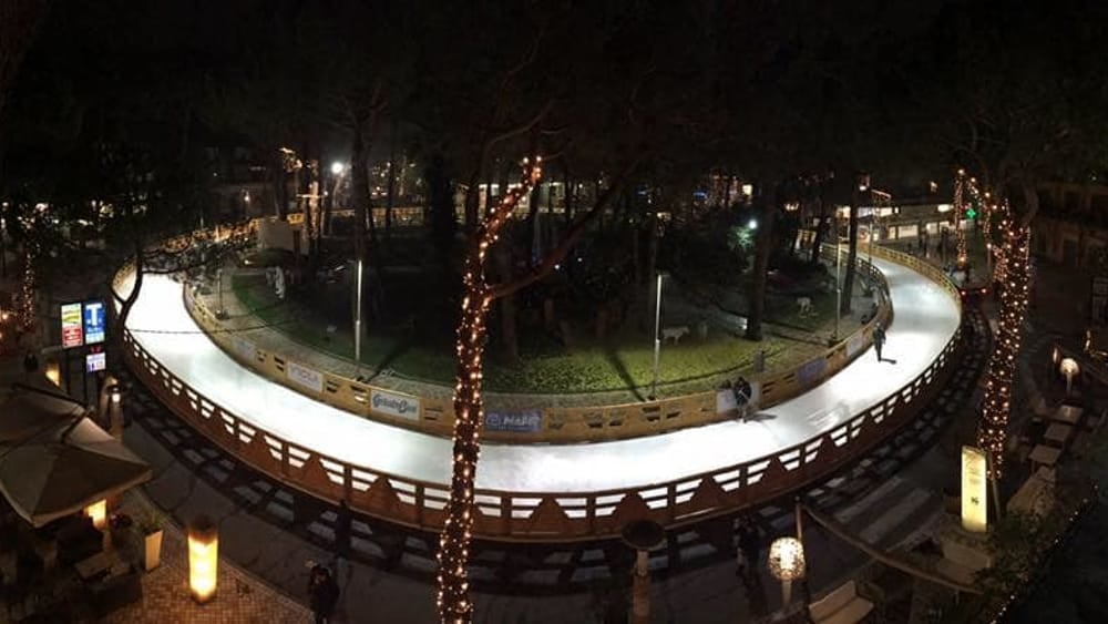 Pista del ghiaccio di Mima on Ice di Cervia