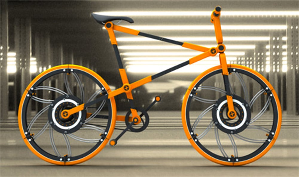 Эко колесо для велосипеда